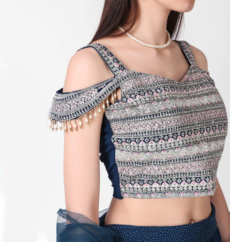 Embroidered Thread Work Ready to Wear Lehenga & Blouse With Dupatta